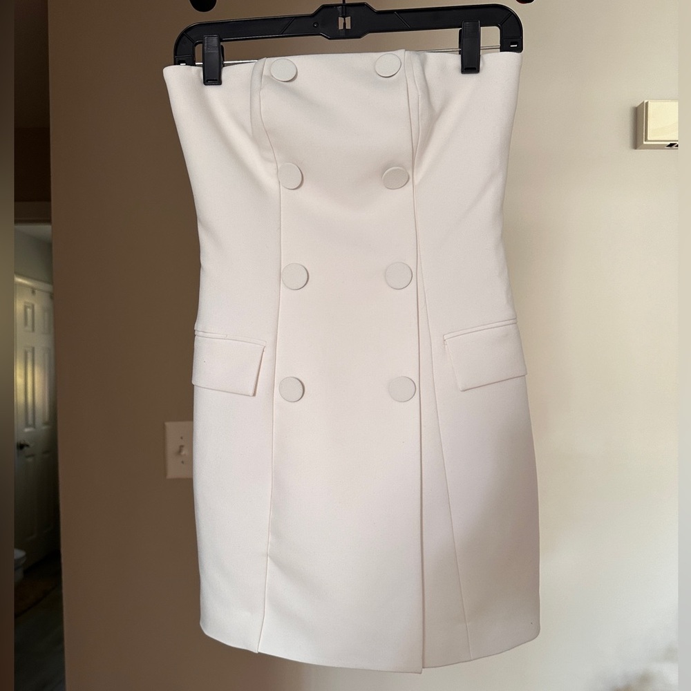 H&M white top/short dress